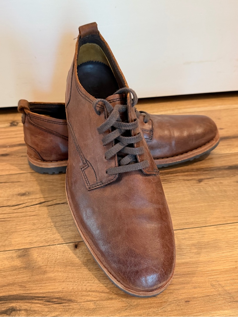 Timberland Men’s Brown Nubuck Leather Oxford Shoes Size 8 EU 41.5